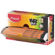 Crayon noir HB Black Pep's Maped (Schoolpack de 100)
