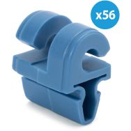 Crochet à clipper pour buts en alu filière de 7, 9mm - Lot de 56  - Metaluplast