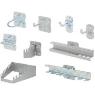 Crochet et accessoires supports outils - lot de 28 - Lot de 28