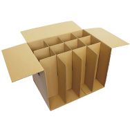 Croisillon verres pour déménagement