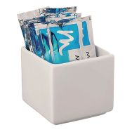 Cube de table 7x7x6,5 cm 16 cl blanc - Cube
