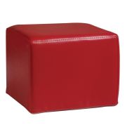 Cube en mousse rouge