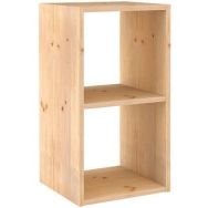 Cube étagère 2 cases série Dinamic - 70.8x36.2x33cm