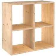 Cube étagère 4 cases série Dinamic - 70.8x70.8x33cm
