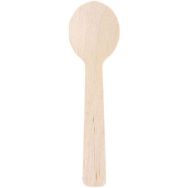 Cuillière en bois - Lot de 100 - 10 cm