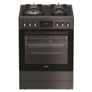 Cuisinière gaz W6G8LCSWA - Largeur 60 cm - Whirlpool