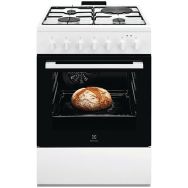 Cuisinière mixte LKM624022W - Largeur 60 cm - Electrolux