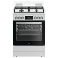 Cuisinière mixte W6G8LCW - Largeur 60 cm - Whirlpool