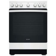 Cuisinière vitrocéramique IS67V5PCW/E - Largeur 60 cm - Indesit