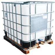 Cuve de transport 1000L palette bois poche lavée