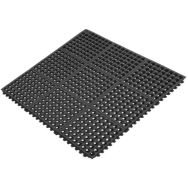 Dalle anti-fatigue Fatigue-Step Grit Top-0,9mx0,9m-Noir
