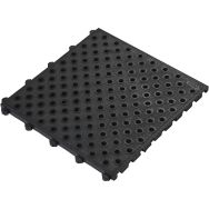 Dalle anti-fatigue Fatigue Lock perforée-0,5mx0,5m-Noir