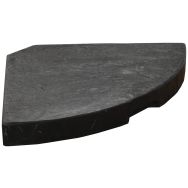 Dalle béton 18 kg pour pied de parasol en croix - anthracite