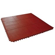Dalle connectable 91x91 cm ep.14.5 mm nitrile rouge