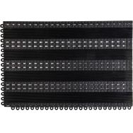 Dalle grattoir antidérapant surface ouverte-29cmx44cm-Noir