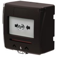 Déclencheur manuel noir 1 contact NO/NF capot de protection