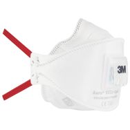 Demi masque respiratoire pliable antipoussières Aura 9300 avec valve