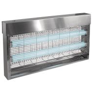 Désinsectiseur Standard inox 80 W à tubes anti-éclats - JVD