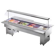 Desserte ISOLA inox positive ventilée 6 GN 1/1-