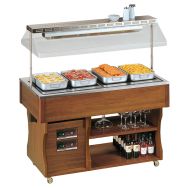 Desserte ISOLA maintien en température plaque vitrocéramiques 6 GN 1/1