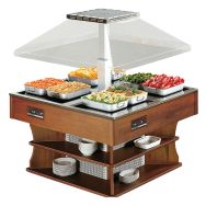 Desserte OASI maintien en température plaque vitrocéramiques 8 GN 1/1