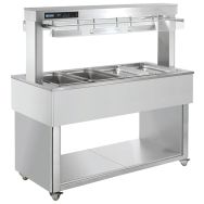 Desserte bain-marie à eau TRADITION REDTR-RED+4H
