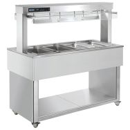 Desserte bain-marie à eau TRADITION REDTR-RED+6W
