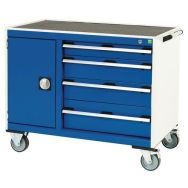 Desserte de maintenance Cubio grands tiroirs - 1050x525x885mm - Bott