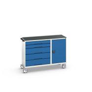 Desserte maintenance Verso dessus 3 rebords 1300x550x965mm - Bott