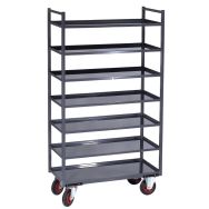 Désserte métal 7 plateaux Force 400 kg Gris - Ht:1705 mm