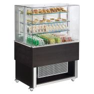 Desserte réfrigérée TRADITION PLATINIUM avec vitrineTR-PLAT+4B
