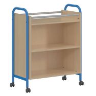 Desserte sur roulettes Chloé bleu RAL 5015