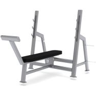 Developpes Couches Olympique avec Cale Pied Laroq Tannac