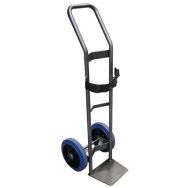 Diable 200 KG charge cylindrique roues caoutchouc bleu non tachant