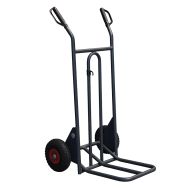 Diable acier - Roues increvables - Force 350 kg bavette pliante
