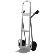 Diable acier Roue increvable F=350 kg Bavette fixe- Gris - Larg 50,5cm