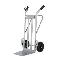 Diable acier Roues pneumatiques - Bavette fixe - Force 350 kg