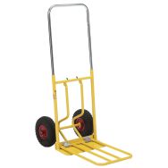 Diable acier à poignée télescopique charge 150 kg - Roues pneumatiques - DLV