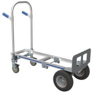 Diable chariot combiné 2 positions charge 200 et 250 kg - Roues increvables - DLV