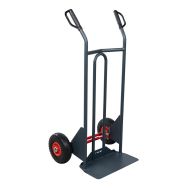 Diable ergonomique en acier 350 kg  - Roue increvable
