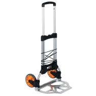 Diable pliant aluminium - Roues increvables - Force 50 à 125 kg