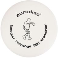 Disque volant de Discgolf Midrange Eurodisc 153g diamètre 21cm blanc