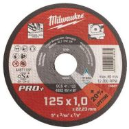 Disques a tronçonner 125mm x 1mm Contractor - 10pc boite métal