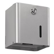 Distributeur Papier Hygienique 2 Paquets / 1 Rouleau Stella 9006 Alu
