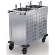 Distributeur d'assiettes avec fents de refroidissement TS-K2
