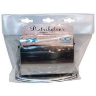 Distributeur de papier WC en inox
