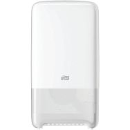 Distributeur de rouleau de papier toilette - Tork Compact T6, Coloris : Blanc