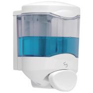 Distributeur de savon Crystal bouton poussoir 450 ml - JVD