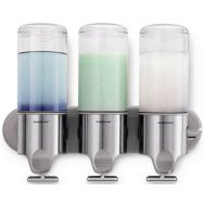 Distributeur de savon mural triple