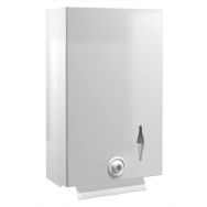 Distributeur essuie-mains métal blanc